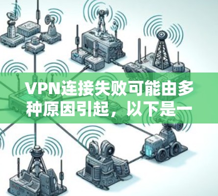 VPN连接失败可能由多种原因引起，以下是一些常见问题和解决方案，请逐步排查