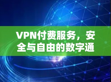 VPN付费服务，安全与自由的数字通行证