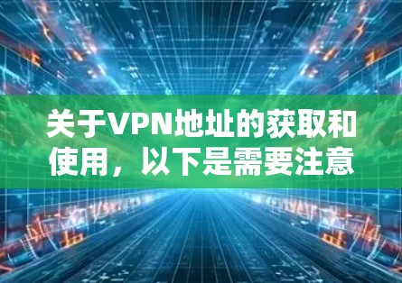 关于VPN地址的获取和使用，以下是需要注意的关键信息